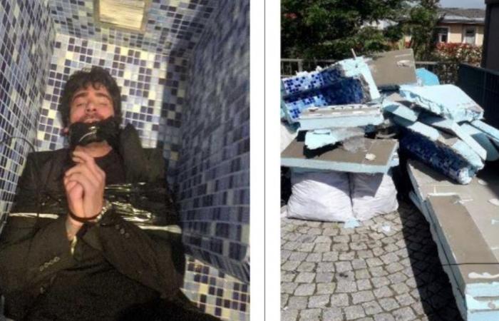 Photos that caused the mob leader’s villa to be dug up