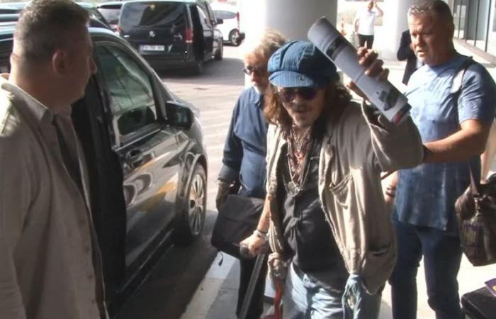 Johnny Depp came to Istanbul with his staff